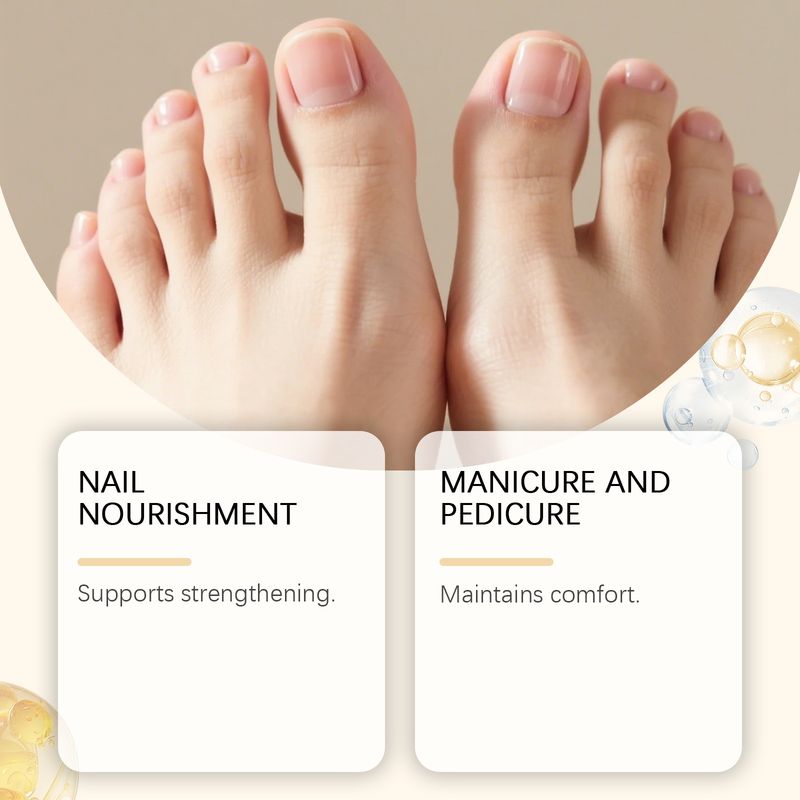 OUHOE Ingwer Nährende, glänzende Oberfläche, feuchtigkeitsspendend für Hände und Füße, tägliche Nagelpflege-Essenz_voghion.com
