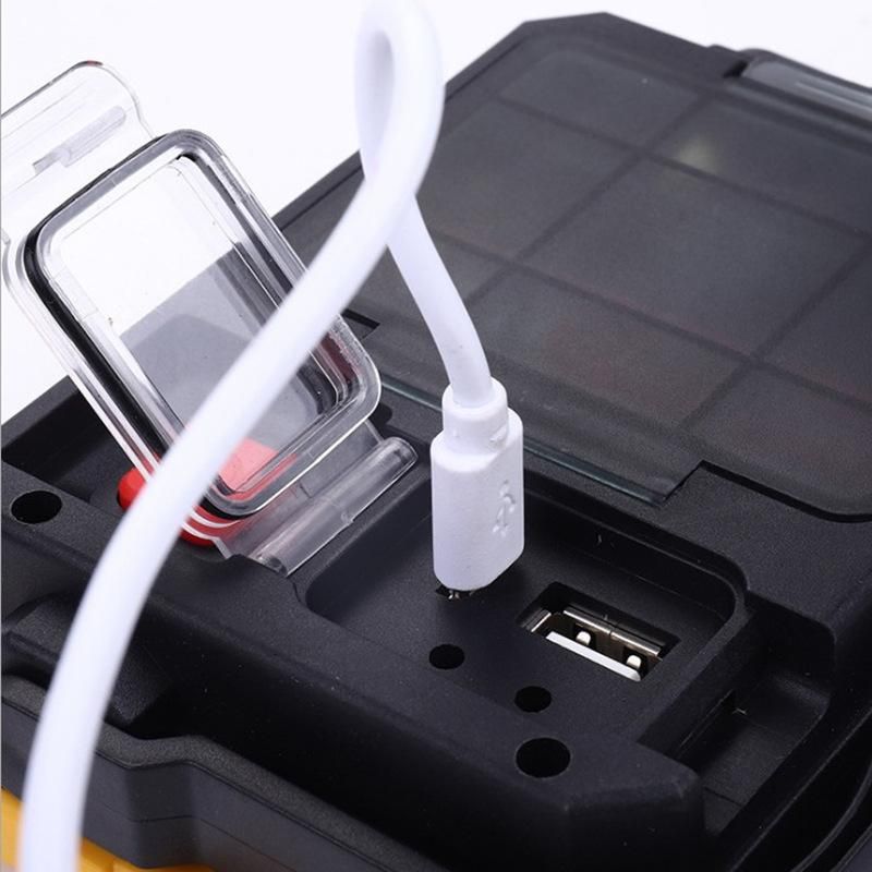 Porwerful Led Tragbare Spotlight Work Licht USB Aufladbare LED Taschenlampe Outdoor Licht Für Jagd Camping_voghion.com