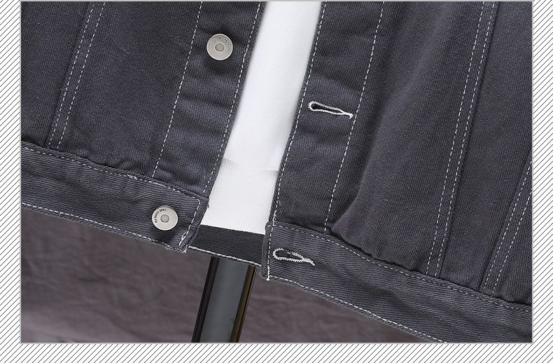 Men's Clothing Autumn And Winter Denim Jackets Gradient Tops Outerwear Coats_voghion.com