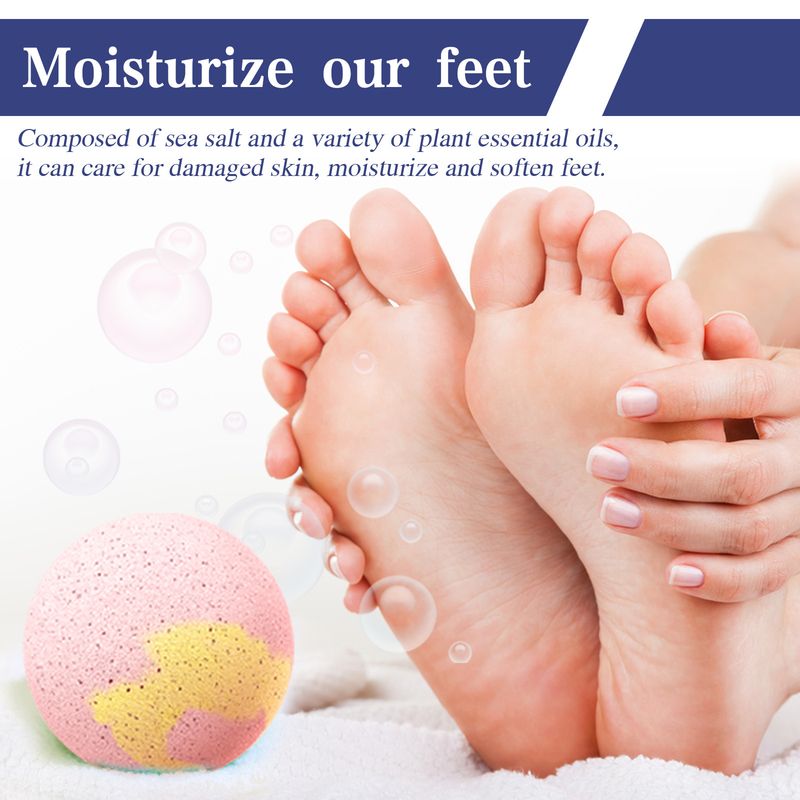 Ximonth Bath Series Moisturizing Anti-Dry Cracking Peeling Clean Body Care Foot Soak Ball_voghion.com