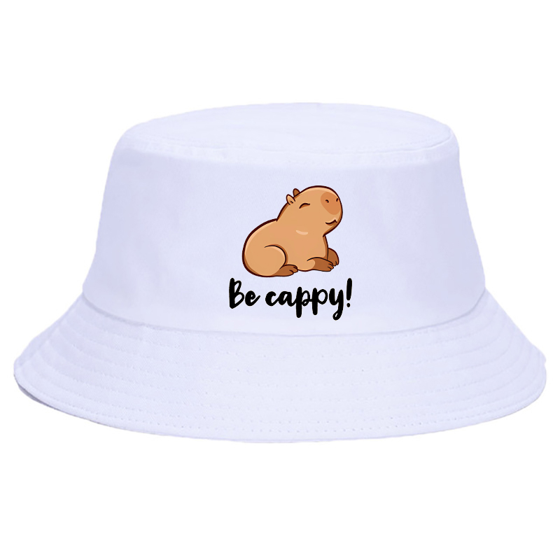 Pălărie de vară Capybara cu animale amuzante, vânzare fierbinte, pentru femei și bărbați, Panama, șapcă cu vizor plat, Haruku, anii '90, pălărie de pescar, pălării cu găleată_voghion.com
