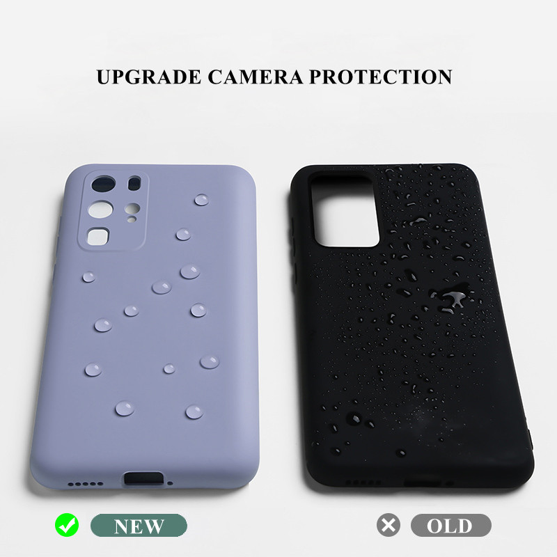 Boucho Luxe Vloeibare Siliconen Voor Huawei P40 Pro+ P20 P30 lite Mate 20 30 honor 10 20 30S X10 V30 Camera Bescherming Zacht_voghion.com