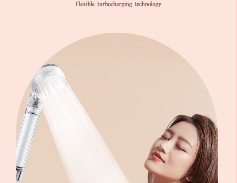MorningRain Booster Chlorine Removal VC Fragrance Household Bath Water Filter Universal Showerhead_voghion.com