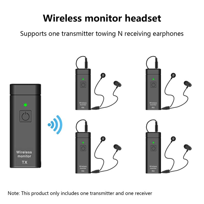 UHF Wireless In-Ear-Monitor-System Professionelle digitale Bühne Broadcast Soundkarte Outdoor Transmitt Receiv für_voghion.com