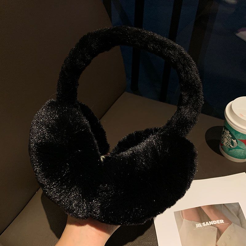 Paraorecchie in peluche bianco da donna, invernali, carini, caldi, antigelo, caldi, copriorecchie, protezione per le orecchie, paraorecchie versatili_voghion.com