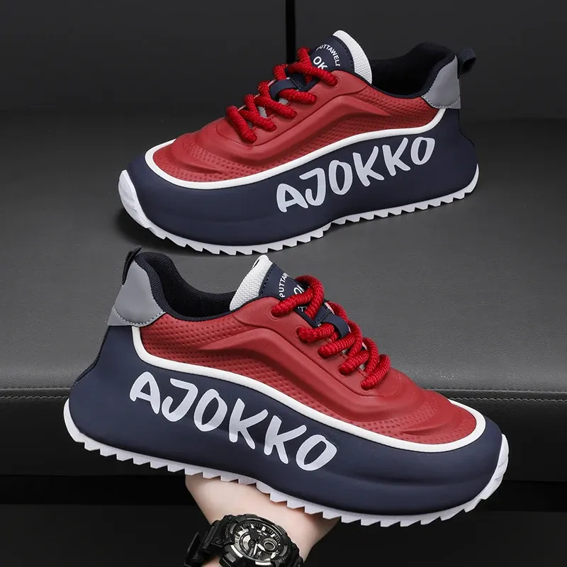 2025 Spring And Autumn Flying Mesh Surface Breathable New Non-slip Fashion Breathable Flat Leisure Sports Men Walking Loafers_voghion.com