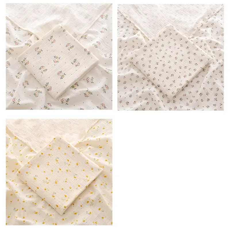 Newborn Muslin Blanket Baby Swaddle Summer Bedding Baby Stuff Thin Stroller Blanket Muslin Squares Receiving Blanket_voghion.com