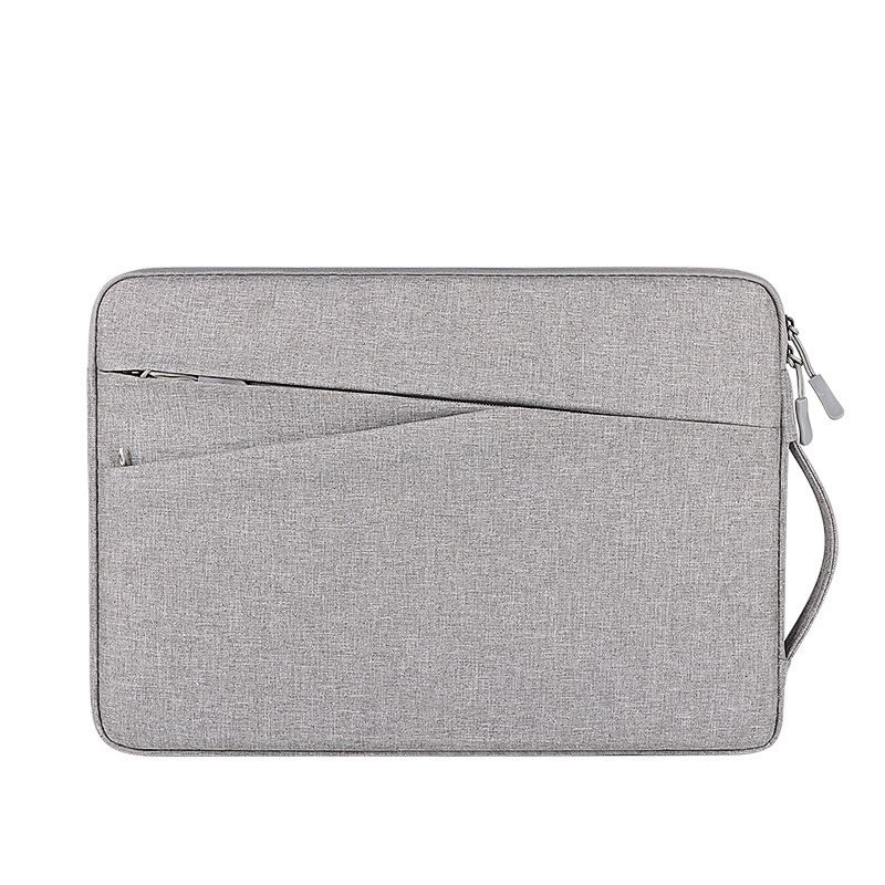 Bolso para portátil de mujer para MacBook/tableta de 14 a 15,6 pulgadas - Elegante bolso con protección acolchada (resistente al agua, con múltiples bolsillos, ligero, negro/rosa)_voghion.com