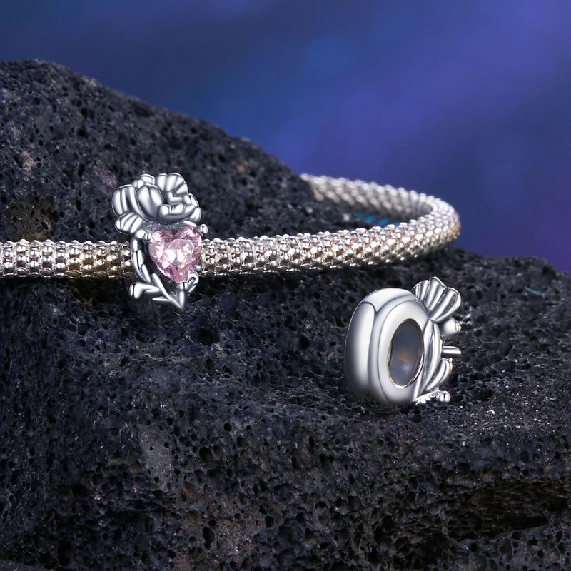 Twelve Birthstones-Marigold Charm Sterling Silver Charm_voghion.com