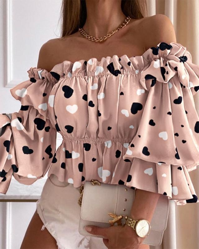 Tek Çizgi Boyun Seksi Moda Uzun Kollu Bel Gömlek_voghion.com