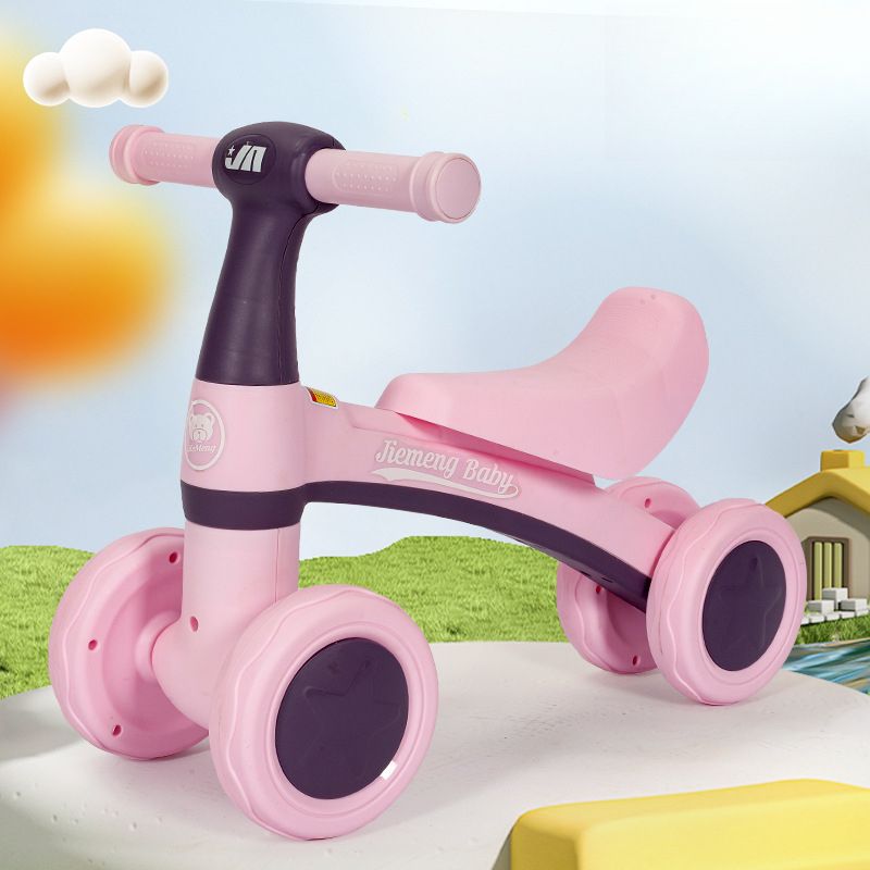 Bicicleta de equilíbrio infantil de quatro rodas, scooter sem pedal, bicicleta ioiô de brinquedo, bicicleta de ciclismo para bebês de 1 a 3 anos_voghion.com