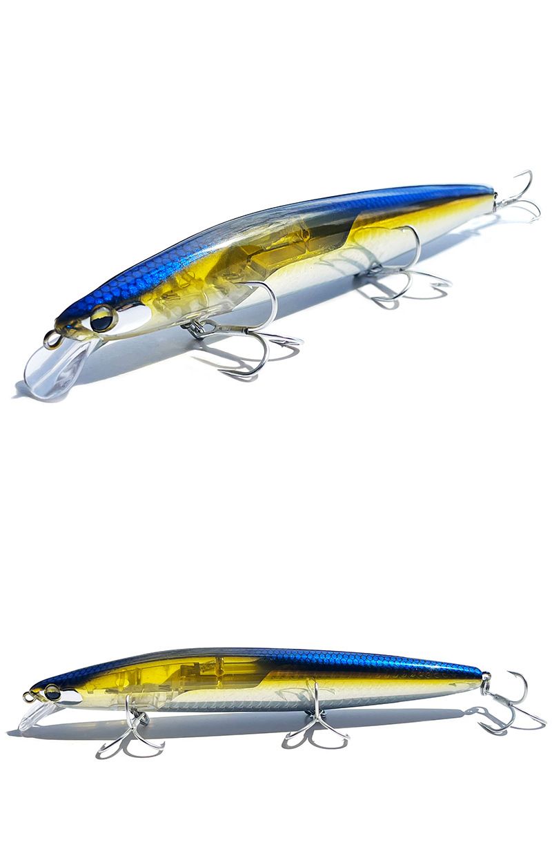 Casting Lure Long Tongue Board Floating Minnow Lua Hard Bionic Bait Freshwater Saltwater Explosive Fishing Accessories_voghion.com