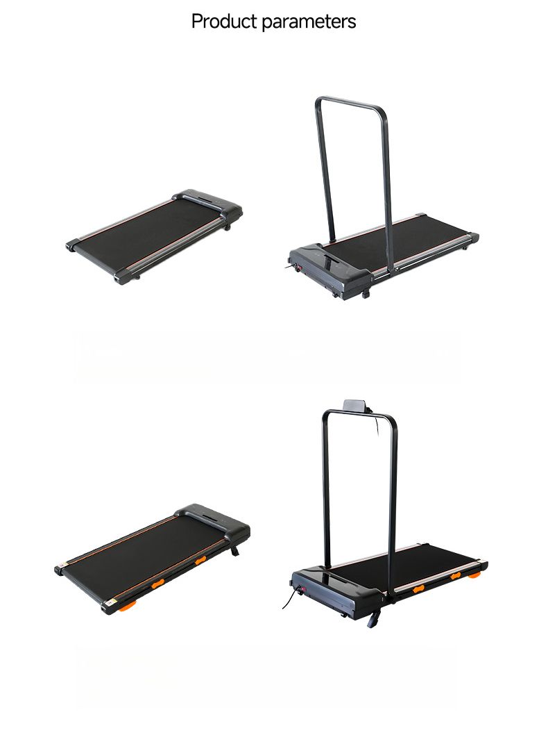 Small Tablet Walking Machine Home Silent Fitness Upgraded Electric Treadmill With Armrests_voghion.com