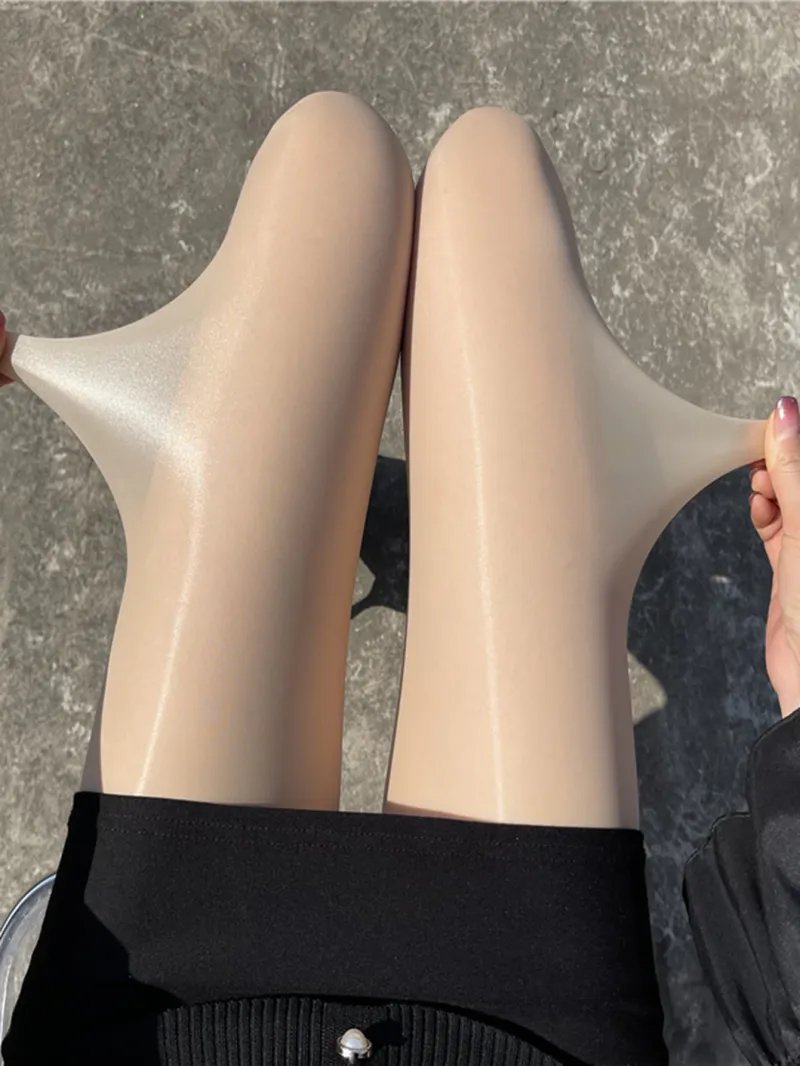 1 paio di nuove calze divertenti, collant, sexy e senza cuciture, calzini oleosi_voghion.com