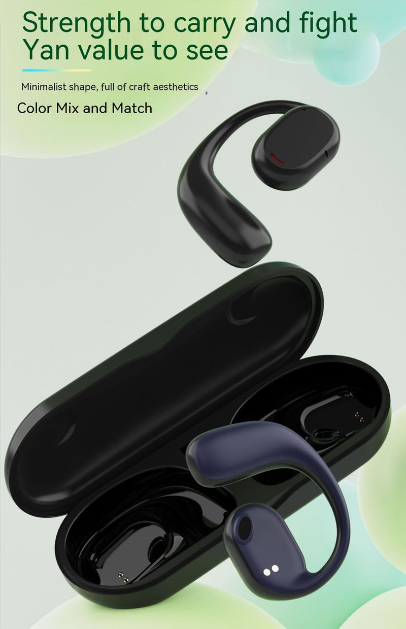 JS270 Running Ear Mounted Bone Conduction Earphones True Wireless Sports TWS Bluetooth OWS_voghion.com