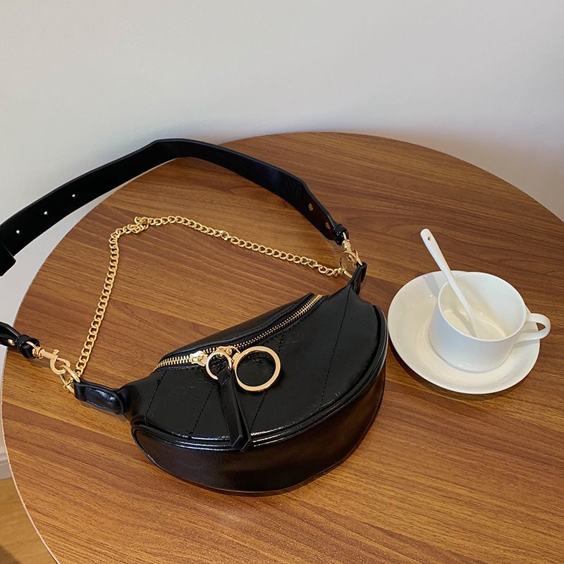 internet celebrity new daily waist for women's ins trendy chest bag, one shoulder crossbody fashion casual chain_voghion.com