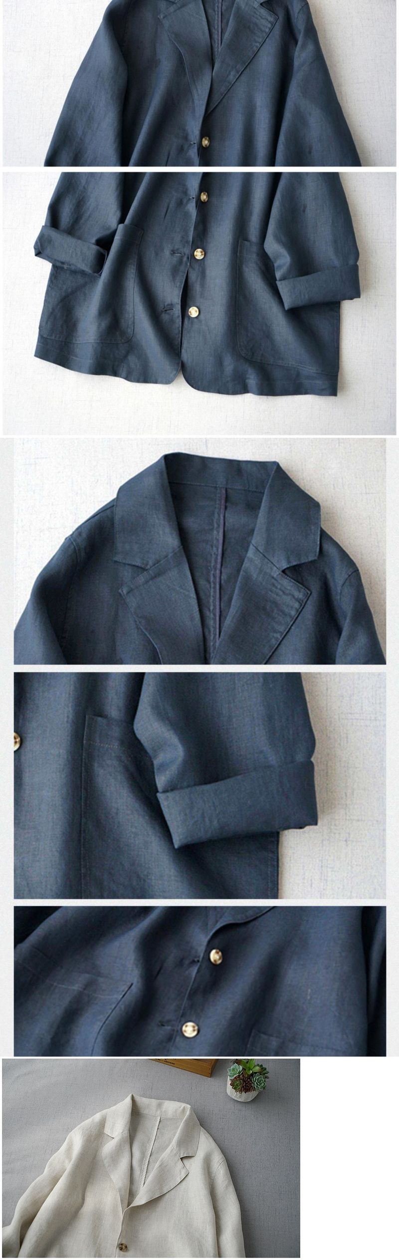 Women's Clothing Spring Loose Women's Clothing Simple Casual Versatile Linen Top_voghion.com