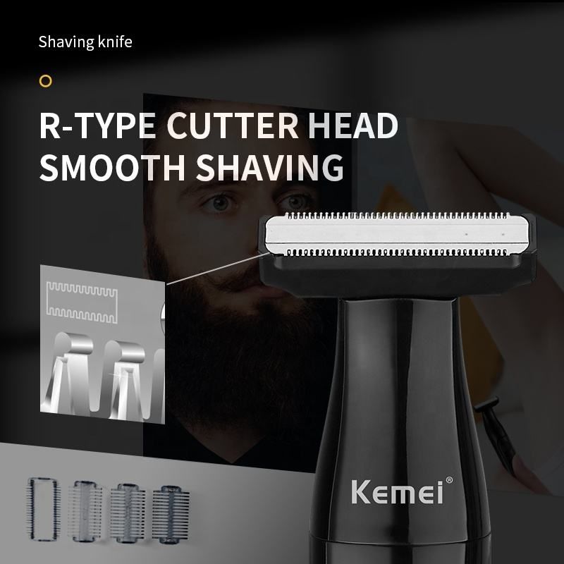 Kemei waterproof 3 In 1 Electric Shaver KM-114 Dry and Wet USB Charging multi-function Mens Shaving hine_voghion.com