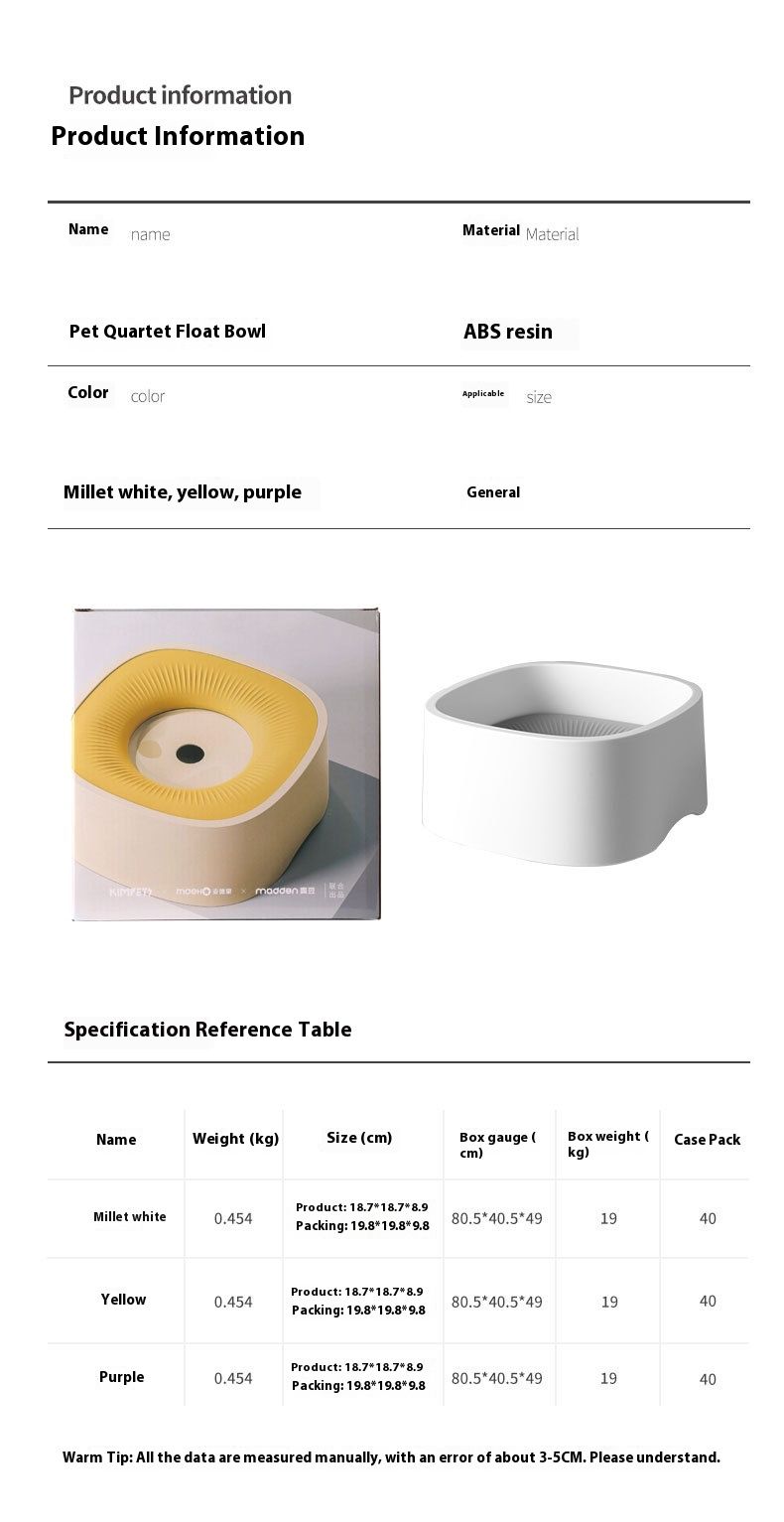 Nowy dozownik wody dla kotów i psów, który nie zwilża ust, artykuły dla zwierząt, pływająca miska_voghion.com