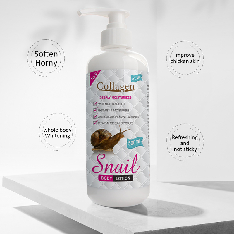 Leche de Hueso de Caracol con Colágeno Ilumina, Hidrata, Suaviza e Hidrata la Crema Corporal_voghion.com