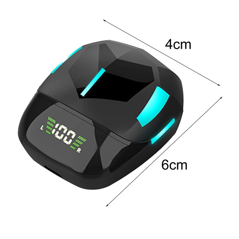 Trådløse in-ear-øretelefoner med 5.1-forsinkelse, lav lyd, Bluetooth-kompatible spillhodetelefoner for sport_voghion.com