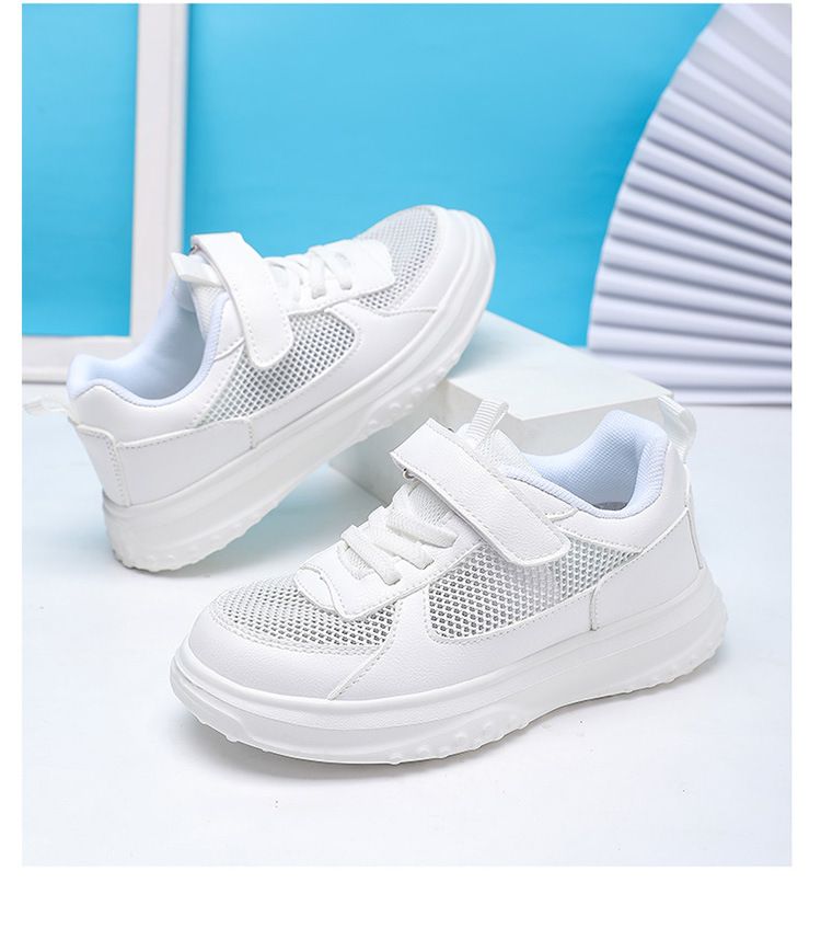 Scarpe per bambini Scarpe per bambini sneakers basse per bambini scarpe bianche per studenti primaverili scarpe sportive bianche per ragazzi e ragazze traspiranti con suola morbida_voghion.com