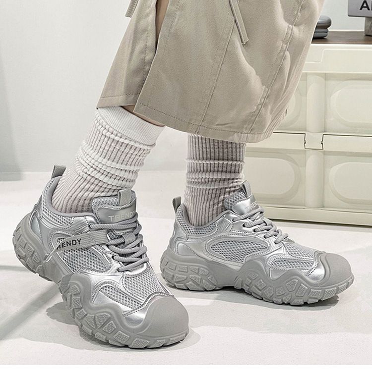 Lässige All-Match-Damenschuhe mit weicher Sohle, rutschfeste, leichte Papa-Schuhe, atmungsaktives Mesh, Outdoor-Wanderschuhe, Sportschuhe für Damen_voghion.com