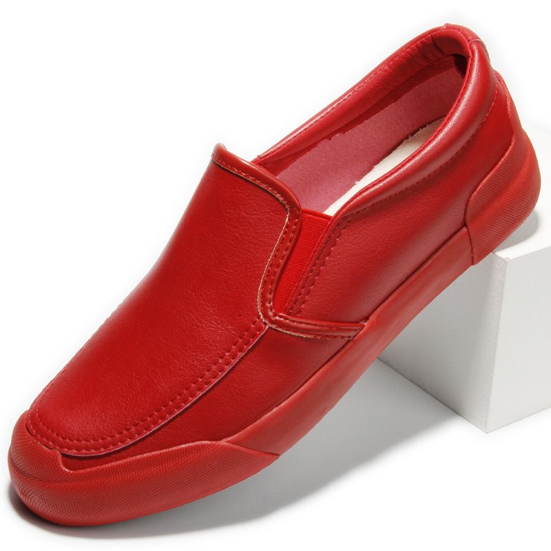 Geeignet für alle Jahreszeiten. Klassische Herrenschuhe für Frühling und Herbst. Neue atmungsaktive, lässige und vielseitige Slip-On-Trendschuhe aus modischem Leder für Herren_voghion.com