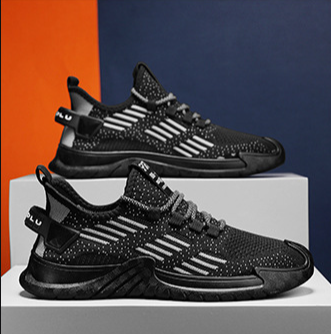 Coconut Men's Shoes Summer Breathable Fly Woven Mesh Thin Trendy Sports Running Casual Lightweight Mesh Versatile Trendy_voghion.com