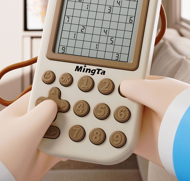 Mingta Dziecięca Inteligentna Elektroniczna Gra Sudoku Nauka Maszyna Puzzle Zabawka Myśląca Wyzwanie Prezent Dla Dzieci w Wieku 6-12 Lat_voghion.com