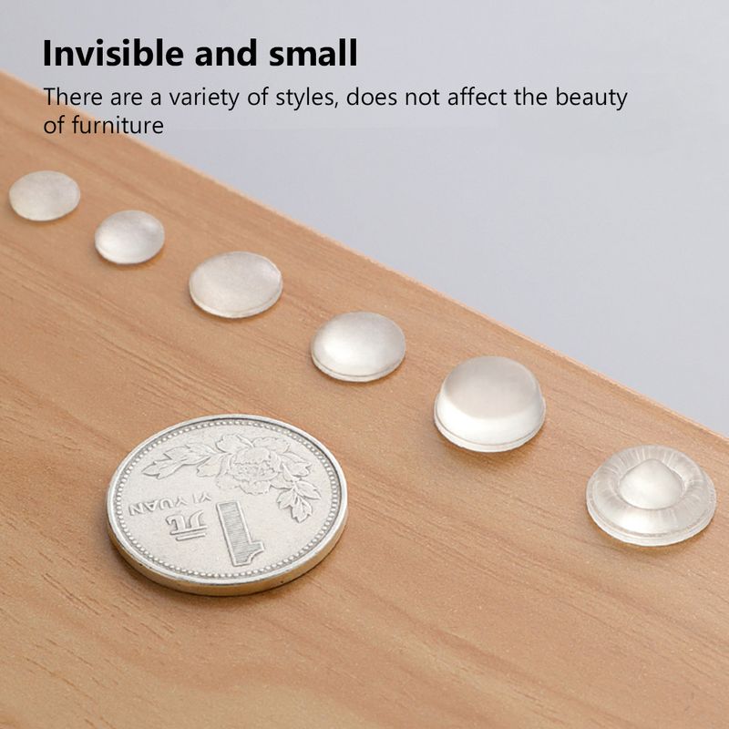 49-100 Stück 8x2 10x2 12x5 13x5,5 15x2 mm Selbstklebende Halbkugel-Silikonkautschukpuffer Transparente Anti-Rutsch-Füße Pads Dämpfer_voghion.com