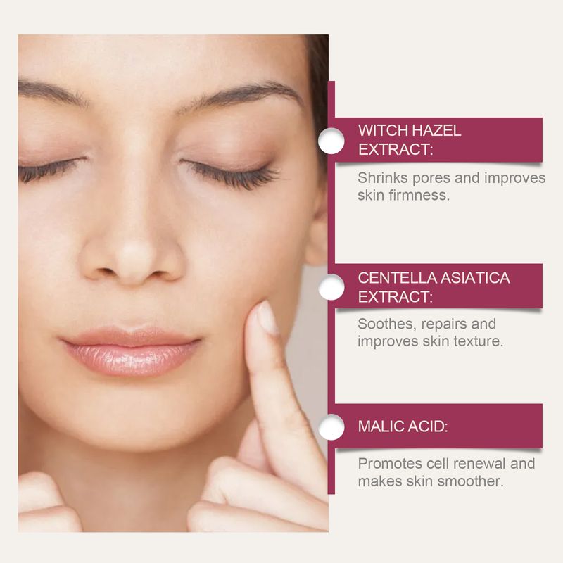 OUHOE Fruit Acid Purifying Essence, Gentle Exfoliating, Moisturizing And Moisturizing Daily Skin Care Essence_voghion.com