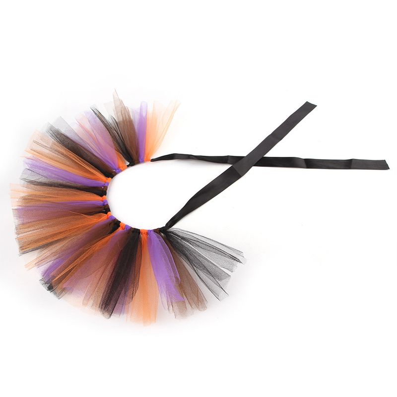 New Halloween Decoration Puffy Atmosphere Pet Dog Tulle Skirt_voghion.com