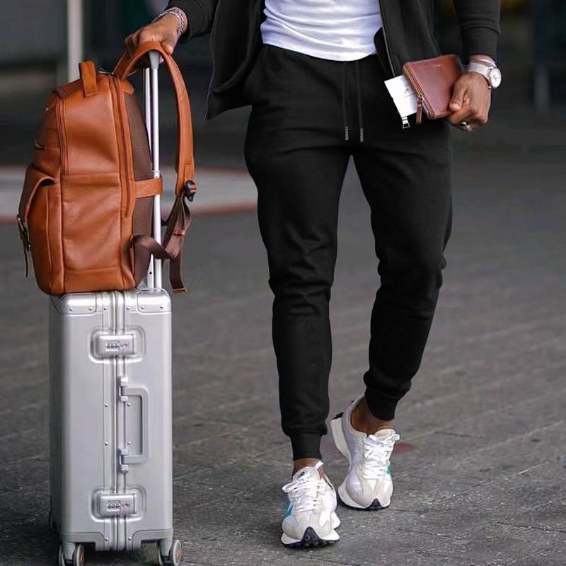 Pantalon de jogging décontracté pour homme, multicolore, polyvalent, ample, pour le sport en plein air, nouvelle collection automne 2023_voghion.com