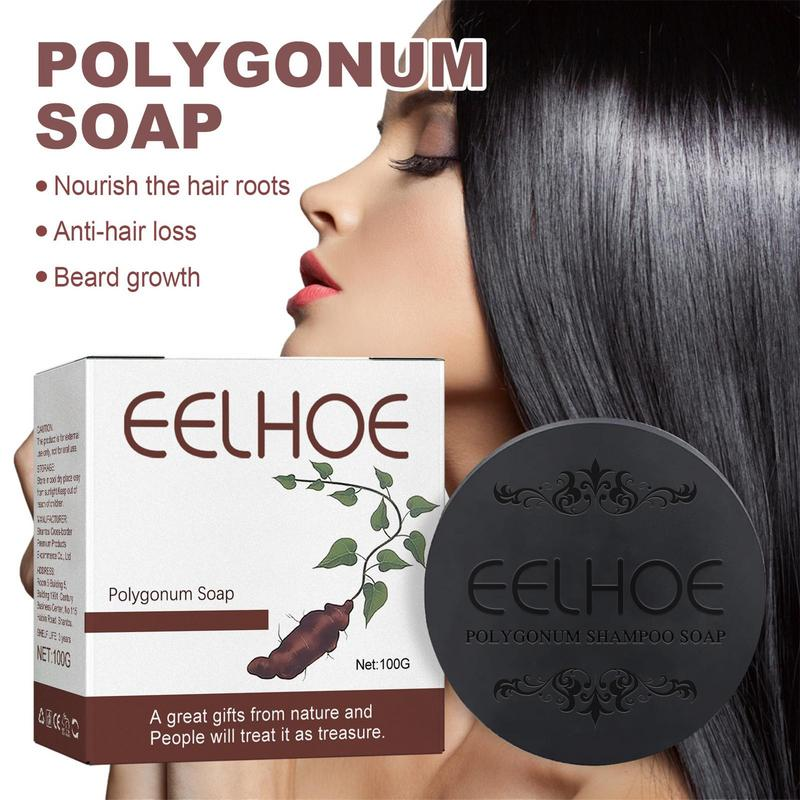 Capelli 100g Crescita A Base di Erbe Anti Perdita di Capelli Idratante Volumizzante Shampoo Sapone Organico Polygonum Sapone Scurente per Capelli B_voghion.com