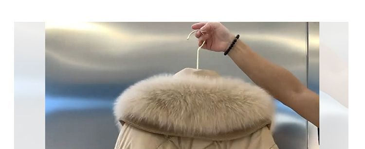 Fashionable Large Fur Collar Stand Up Collar, Waist Up, Slimming Down, Down For Women's 2023 Winter Wear, New Diamond_voghion.com