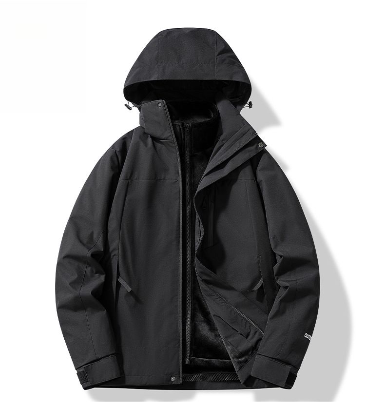 Giacca invernale autunnale, tuta da trekking staccabile 3 in 1 per uomo e donna, set da due pezzi, acquisto di gruppo_voghion.com