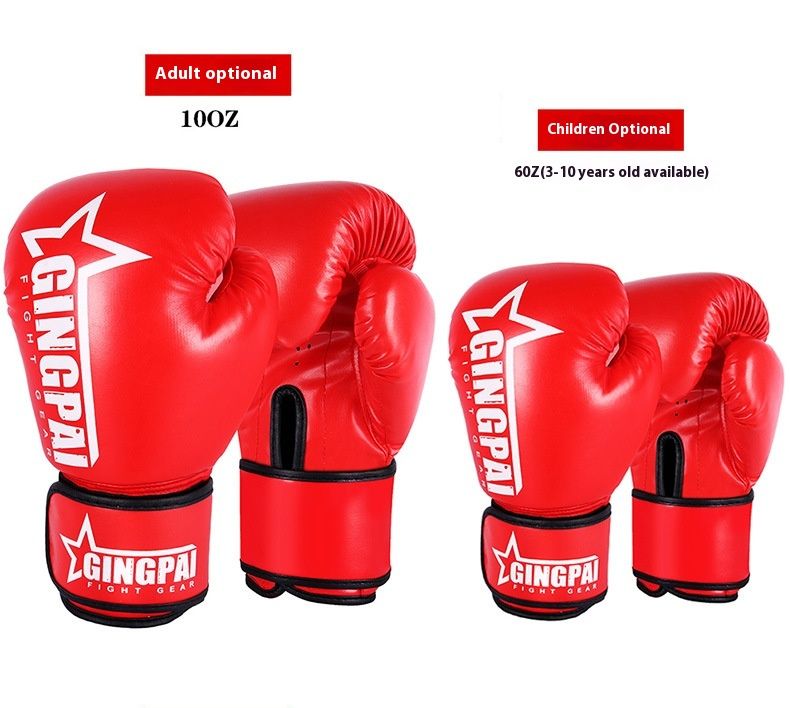 Boks eldivenleri yetişkin çocuklar, Sanda dövüşü, boks eldivenlerine yeni başlayanlar, nefes alabilen erkek ve kadınlar, pratik eğitim_voghion.com