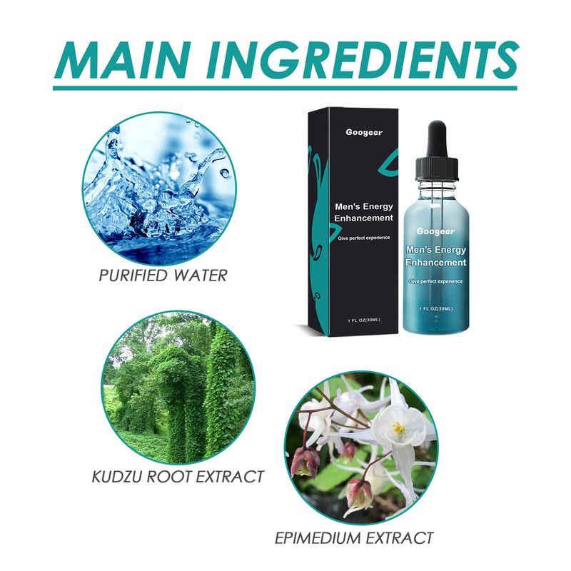 Googeer Men's Energy Enhancement Drops Geben Sie perfekte Erfahrung_voghion.com