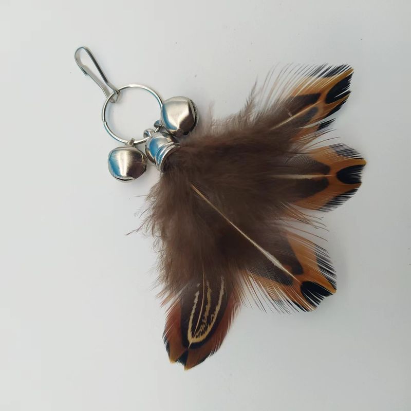 Teaser Wand Feather Flying Moth Cat Toy Insect Replacement Heads_voghion.com