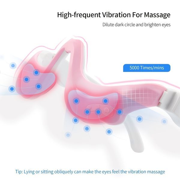 Masseur oculaire 3D - Compresse chauffante électrique pour protéger les yeux - Soin des yeux - Appareil de beauté pour les yeux - Soulage la fatigue oculaire_voghion.com