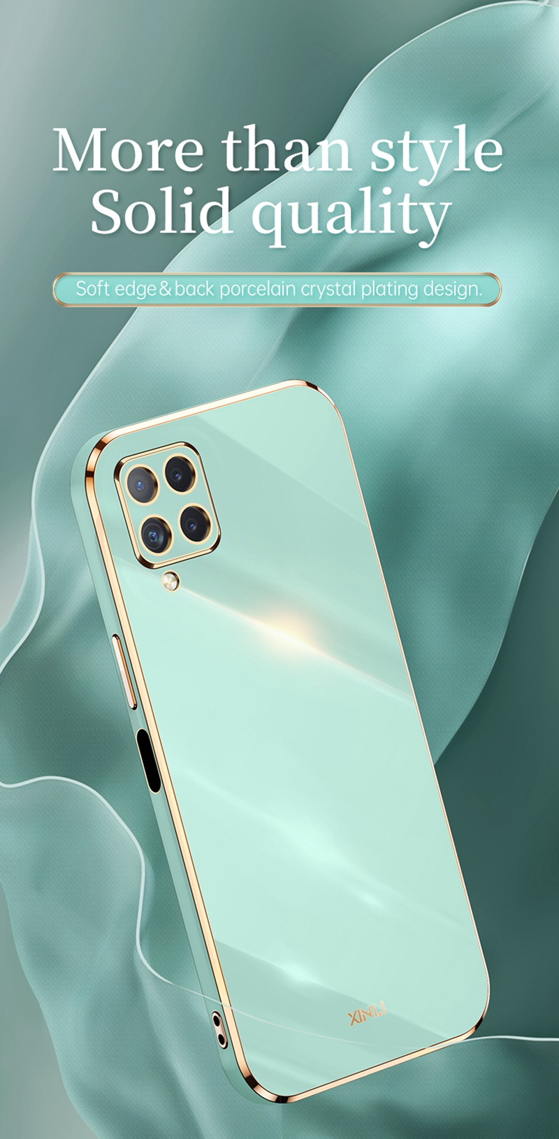 Poszycie silikonowe etui do Samsung Galaxy A72 A52 A32 A22 A12 A52S tylna pokrywa miękka TPU etui na telefon do Samsung M62 M32 M22_voghion.com