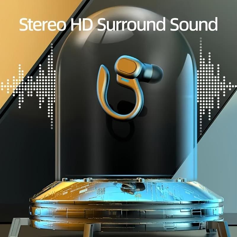 Waterproof Noise Reduction Box And Charging Display, Fitted For Android/IOS Smartphos, Stereo Headphos With_voghion.com