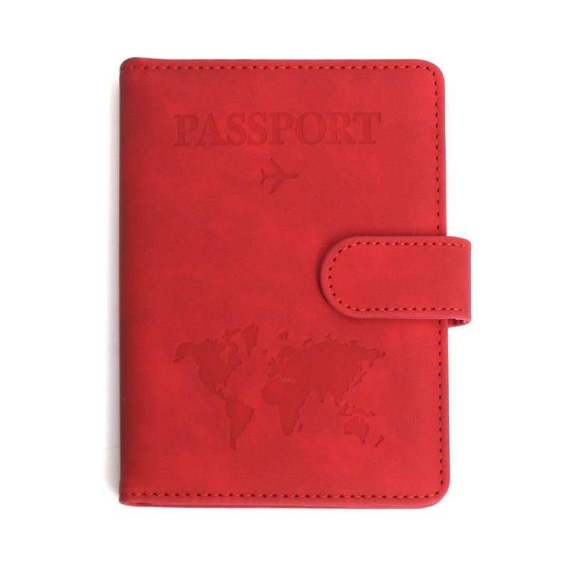 PU Spot Passport Bag, Multi-function ID Bag, Storage Bag, Passport Holder, Anti-theft Brush, Passport Holder._voghion.com