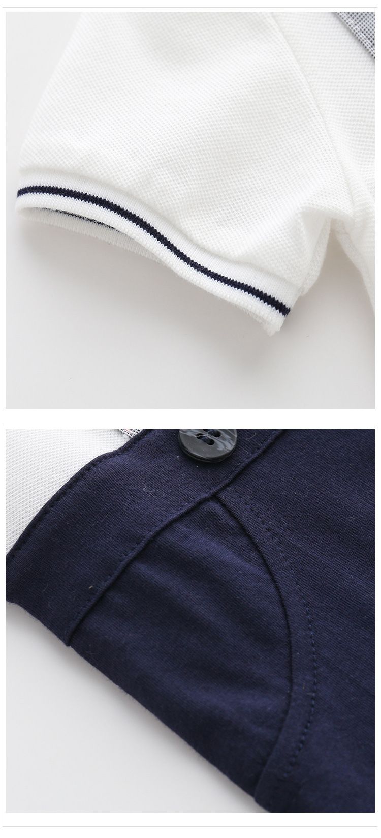 Mother & Kids Baby summer clothes for boys 100 days one year old gift clothes thin style 100 days banquet short sleeve gentleman jumpsuit_voghion.com