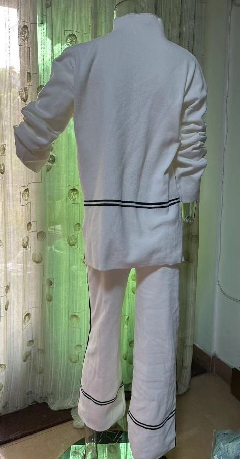 Sieviešu apģērbi Vienkrāsaini ikdienas topi brīvi un ērts dizains, nedaudz platinātas bikses, kostīms sievietēm_voghion.com