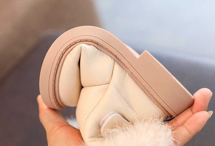 Kinder Mädchen Warme Baumwollstiefel Weiche Sohle Schneestiefeletten Kleinkind Winterschuh für Mädchen atos Niña Botas_voghion.com