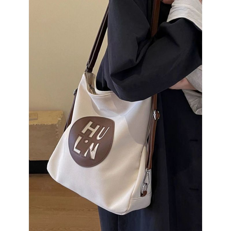 Zaino estivo da donna, grande capacità, tre in uno, doppio per viaggio, leggero, borsa a tracolla singola testurizzata_voghion.com