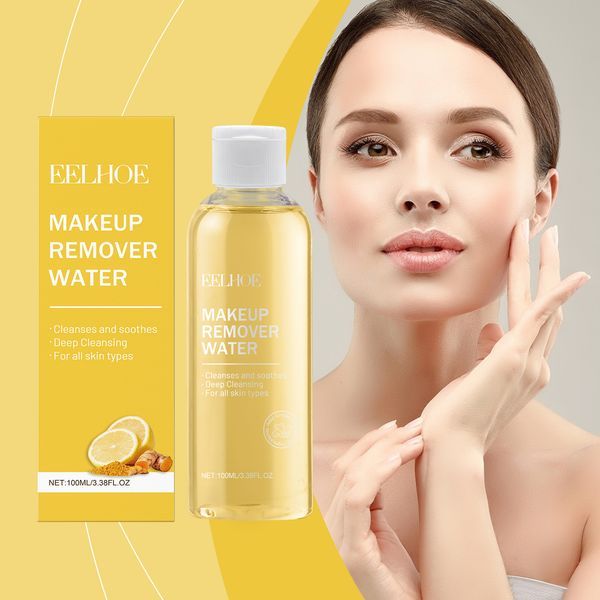 EELHOE Ginger Lemon Makeup Remover, Gentle Cleansing Face Makeup Skin Refreshing And Not Tight Makeup Remover_voghion.com