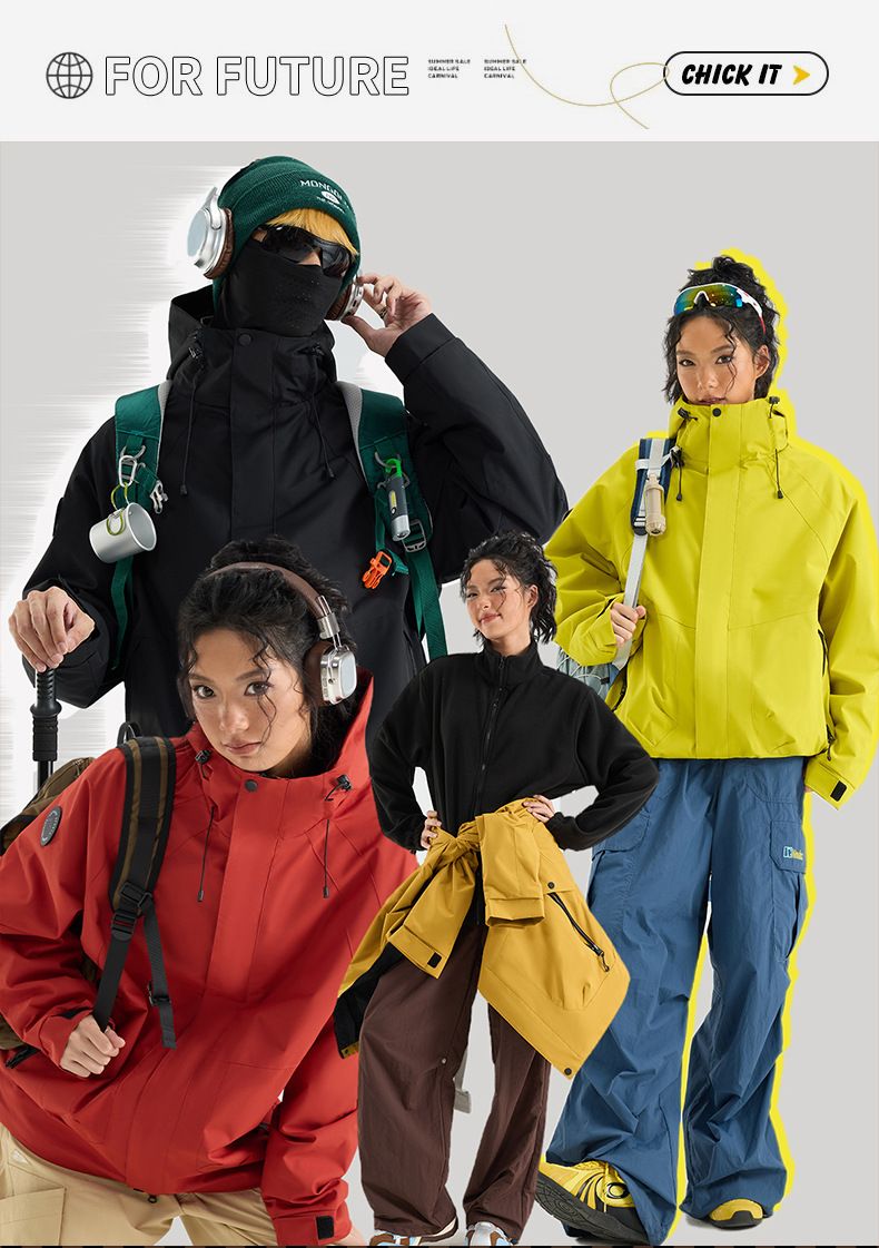 3-in-1 waterdichte winddichte fleece gevoerde jas voor heren en dames, afneembare capuchon, outdoor wandeljas met warme binnenlaag, unisex trekking regenjas_voghion.com